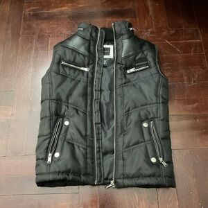 Sean John Black Quilted Vest for Kids